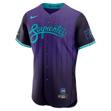 Arizona Diamondbacks Nike City Connect Authentic Sponsor Patch Jersey Purple