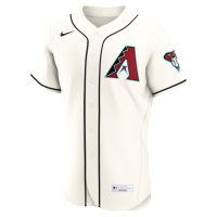 Arizona Diamondbacks Nike Home Authentic Custom Jersey Cream