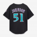 Randy Johnson Arizona Diamondbacks Mitchell & Ness Cooperstown Collection Mesh Batting Practice Button Up Jersey Black