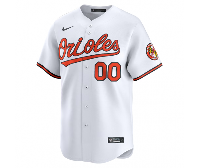 Baltimore Orioles Nike Home Limited Custom Jersey White