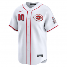 Cincinnati Reds Nike Home Limited Custom Jersey White