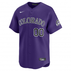 Colorado Rockies Nike Alternate Limited Custom Jersey Purple Colorado Rockies Nike Alternate Limited Custom Jersey Purple