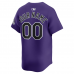 Colorado Rockies Nike Alternate Limited Custom Jersey Purple