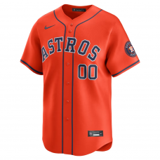 Houston Astros Nike Alternate Limited Custom Jersey Orange Houston Astros Nike Alternate Limited Custom Jersey Orange