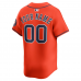 Houston Astros Nike Alternate Limited Custom Jersey Orange