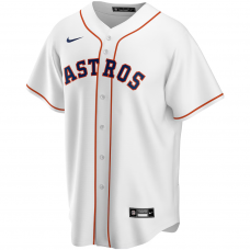 Houston Astros Nike Home Replica Custom Jersey White Houston Astros Nike Home Replica Custom Jersey White