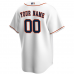 Houston Astros Nike Home Replica Custom Jersey White