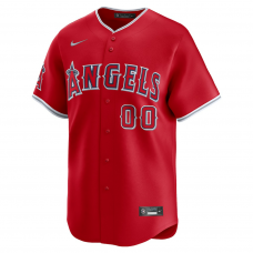 Los Angeles Angels Nike Alternate Limited Custom Jersey Red Los Angeles Angels Nike Alternate Limited Custom Jersey Red