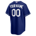 Los Angeles Dodgers Nike Alternate Replica Custom Jersey Royal
