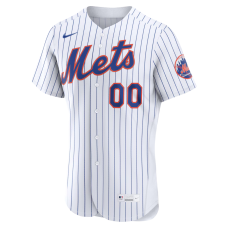 New York Mets Nike Home Authentic Custom Jersey White