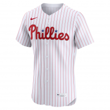 Philadelphia Phillies Nike Home Elite Custom Jersey White Philadelphia Phillies Nike Home Elite Custom Jersey White