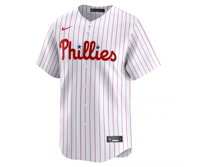 Philadelphia Phillies Nike Home Limited Custom Jersey White