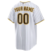 San Diego Padres Nike Home Replica Custom Jersey White