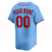 St Louis Cardinals Nike Alternate Limited Custom Jersey Light Blue