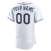 Tampa Bay Rays Nike Home Authentic Custom Jersey White