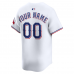 Texas Rangers Nike Home Limited Custom Jersey White