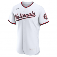 Washington Nationals Nike Home Authentic Custom Jersey White