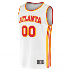 Atlanta Hawks Fanatics Fast Break Custom Replica Jersey Association Edition White Atlanta Hawks Fanatics Fast Break Custom Replica Jersey Association Edition White