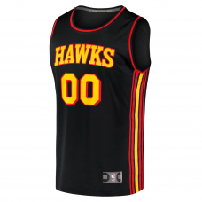 Atlanta Hawks Fanatics Fast Break Replica Custom Jersey Black Statement Edition Atlanta Hawks Fanatics Fast Break Replica Custom Jersey Black Statement Edition