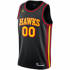Atlanta Hawks Jordan Brand Swingman Custom Jersey Statement Edition Black Atlanta Hawks Jordan Brand Swingman Custom Jersey Statement Edition Black