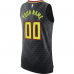 Atlanta Hawks Nike Authentic Custom Jersey Black Icon Edition