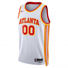 Atlanta Hawks Nike Unisex Swingman Custom Jersey White Association Edition Atlanta Hawks Nike Unisex Swingman Custom Jersey White Association Edition
