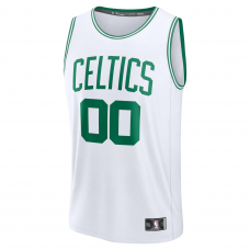 Boston Celtics Fanatics Fast Break Custom Jersey Association Edition White Boston Celtics Fanatics Fast Break Custom Jersey Association Edition White