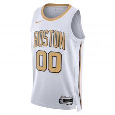 Boston Celtics Nike Unisex 2025 26 City Edition Swingman Custom Jersey White Boston Celtics Nike Unisex 2025 26 City Edition Swingman Custom Jersey White