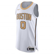 Jayson Tatum Boston Celtics Nike Unisex 2025 26 Authentic Jersey City Edition White Jayson Tatum Boston Celtics Nike Unisex 2025 26 Authentic Jersey City Edition White