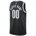 Brooklyn Nets Nike Swingman Custom Jersey Black Icon Edition