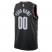 Brooklyn Nets Nike Unisex 2025 26 City Edition Swingman Custom Jersey Black