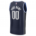 Dallas Mavericks Fanatics Fast Break Custom Jersey Statement Edition Navy