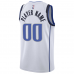 Dallas Mavericks Nike 2020 21 Swingman Custom Jersey Association Edition White