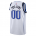 Dallas Mavericks Nike Unisex Swingman Custom Jersey White Association Edition