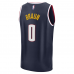 Christian Braun Denver Nuggets Fanatics Fast Break Replica Player Jersey Icon Edition Navy