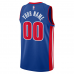 Detroit Pistons Nike Unisex Swingman Custom Jersey Blue Icon Edition