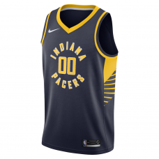 Indiana Pacers Nike Swingman Custom Jersey Navy Icon Edition