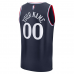 LA Clippers Fanatics Fast Break Custom Jersey Icon Edition Navy