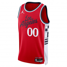 LA Clippers Jordan Brand Unisex 2024 25 Custom Swingman Jersey Statement Edition Red LA Clippers Jordan Brand Unisex 2024 25 Custom Swingman Jersey Statement Edition Red