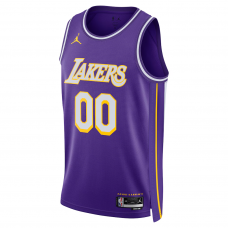 Los Angeles Lakers Jordan Brand Unisex Swingman Custom Jersey Statement Edition Purple Los Angeles Lakers Jordan Brand Unisex Swingman Custom Jersey Statement Edition Purple