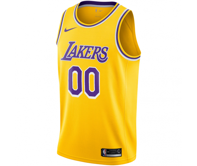 Los Angeles Lakers Nike 2020 21 Swingman Custom Jersey Icon Edition Gold