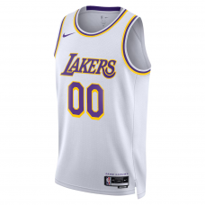 Los Angeles Lakers Nike Unisex Swingman Custom Jersey White Association Edition Los Angeles Lakers Nike Unisex Swingman Custom Jersey White Association Edition