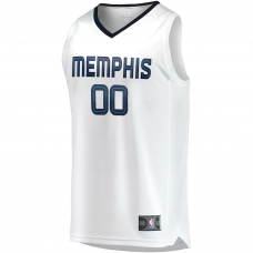 Memphis Grizzlies Fanatics Fast Break Custom Replica Jersey Association Edition White Memphis Grizzlies Fanatics Fast Break Custom Replica Jersey Association Edition White