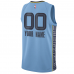 Memphis Grizzlies Jordan Brand Unisex 2022 23 Swingman Custom Jersey Statement Edition Blue