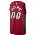 Miami Heat Jordan Brand Unisex 2022 23 Swingman Custom Jersey Statement Edition Red