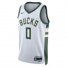 Damian Lillard Milwaukee Bucks Nike Unisex Fear The Deer Swingman Player Jersey Association Edition White Damian Lillard Milwaukee Bucks Nike Unisex Fear The Deer Swingman Player Jersey Association Edition White