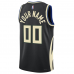 Milwaukee Bucks Jordan Brand Unisex 2022 23 Swingman Custom Jersey Statement Edition Black