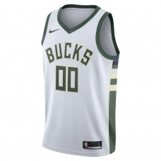 Milwaukee Bucks Nike 2020 21 Swingman Custom Jersey Association Edition White Milwaukee Bucks Nike 2020 21 Swingman Custom Jersey Association Edition White
