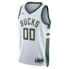 Milwaukee Bucks Nike Unisex Swingman Custom Jersey White Association Edition Milwaukee Bucks Nike Unisex Swingman Custom Jersey White Association Edition