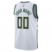 Milwaukee Bucks Nike Unisex Swingman Custom Jersey White Association Edition